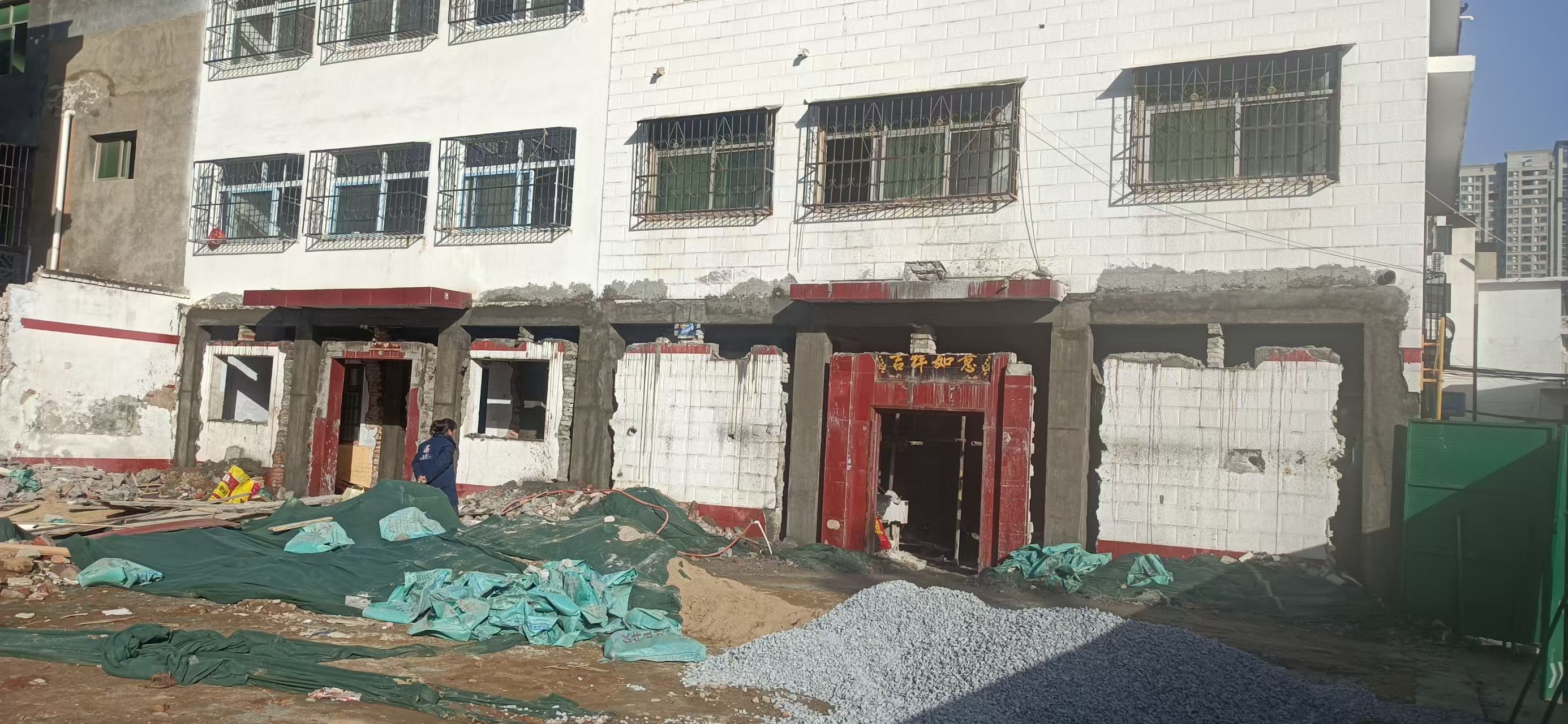 鼓楼区新增大梁立柱危房加固 - 方案
